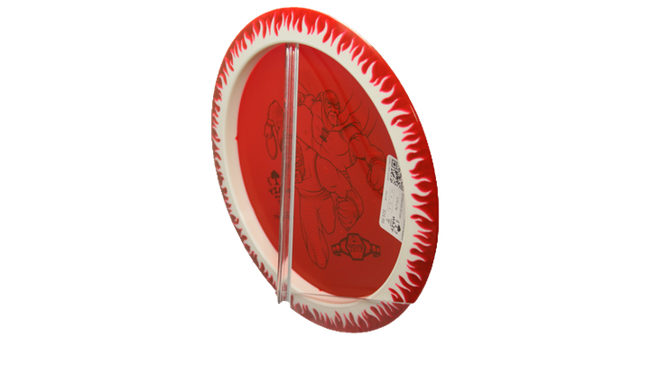 Discraft BYOP 2025 Fuzed Z with Flame Pattern Scorch Distance Driver Back View