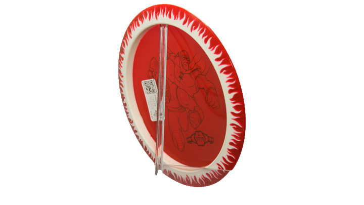 Discraft BYOP 2025 Fuzed Z with Flame Pattern Scorch Distance Driver Back View