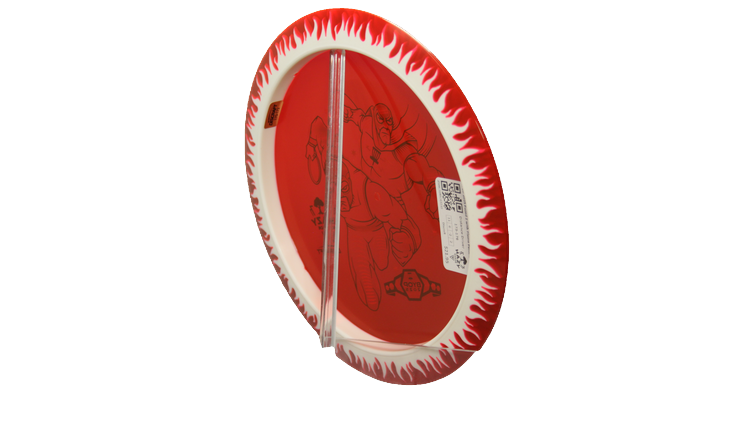 Discraft BYOP 2025 Fuzed Z with Flame Pattern Scorch Distance Driver Back View