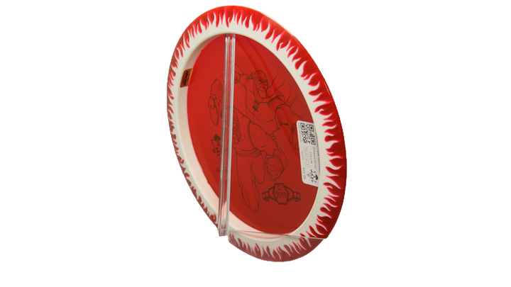 Discraft BYOP 2025 Fuzed Z with Flame Pattern Scorch Distance Driver Back View