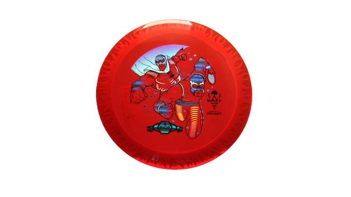 Discraft BYOP 2025 Fuzed Z with Flame Pattern Scorch Distance Driver Front View