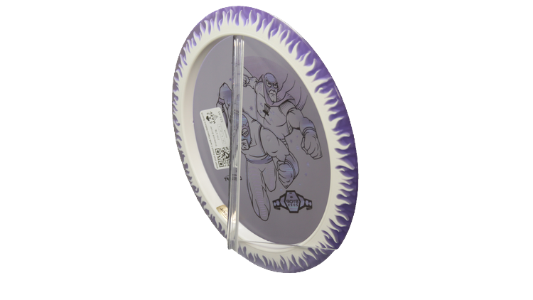 Discraft BYOP 2025 Fuzed Z with Flame Pattern Scorch Distance Driver Back View