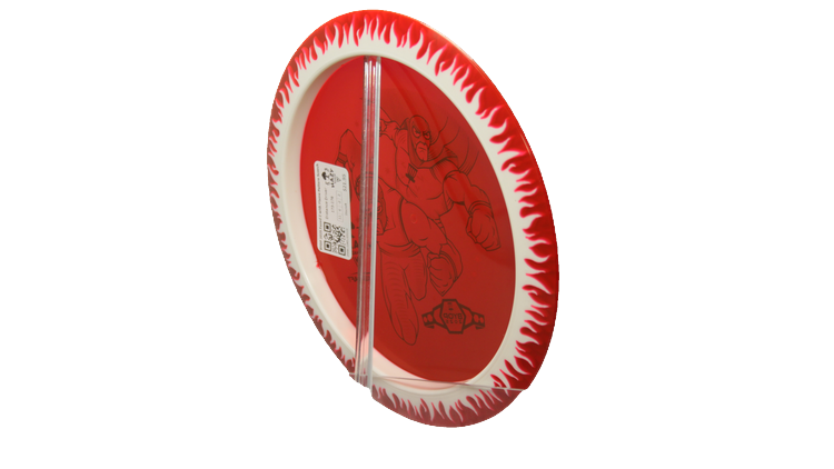 Discraft BYOP 2025 Fuzed Z with Flame Pattern Scorch Distance Driver Back View