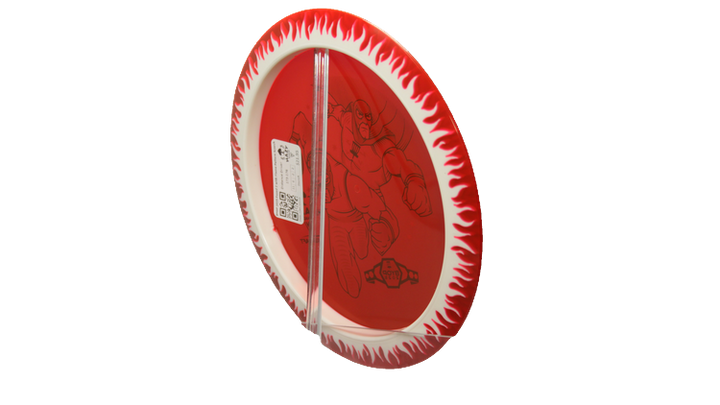 Discraft BYOP 2025 Fuzed Z with Flame Pattern Scorch Distance Driver Back View