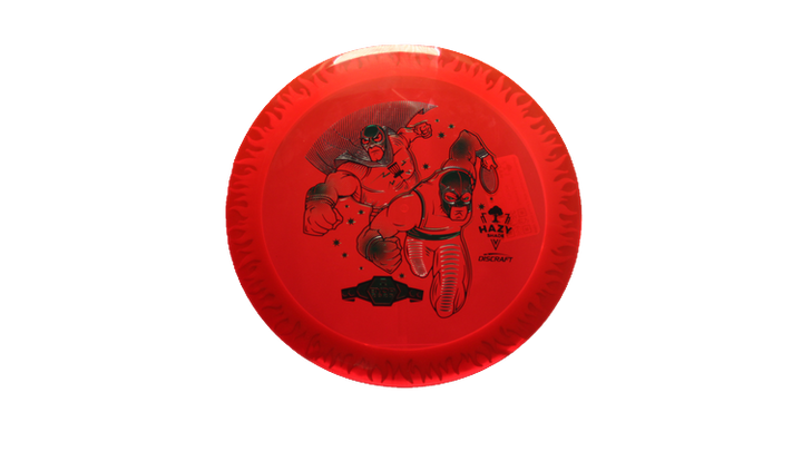 Discraft BYOP 2025 Fuzed Z with Flame Pattern Scorch Distance Driver Front View