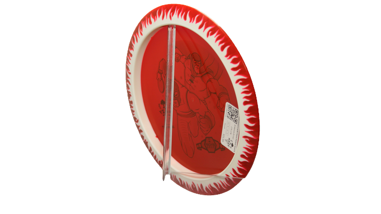 Discraft BYOP 2025 Fuzed Z with Flame Pattern Scorch Distance Driver Back View