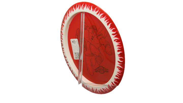 Discraft BYOP 2025 Fuzed Z with Flame Pattern Scorch Distance Driver Back View