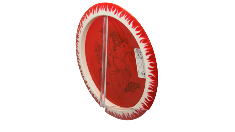 Discraft BYOP 2025 Fuzed Z with Flame Pattern Scorch Distance Driver Back View