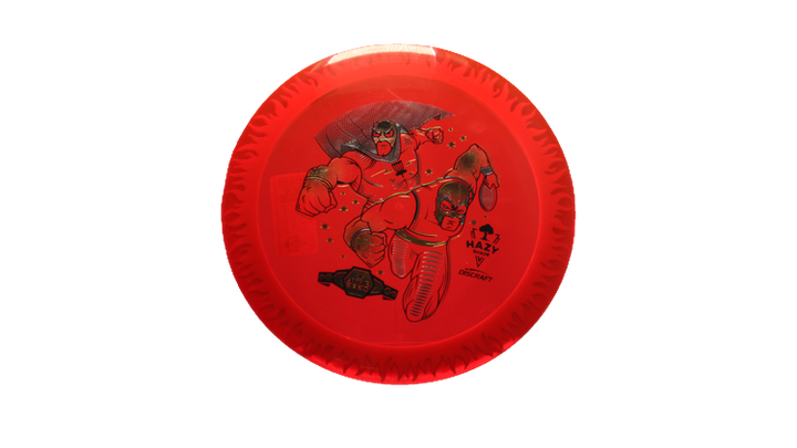 Discraft BYOP 2025 Fuzed Z with Flame Pattern Scorch Distance Driver Front View