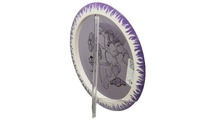 Discraft BYOP 2025 Fuzed Z with Flame Pattern Scorch Distance Driver Back View