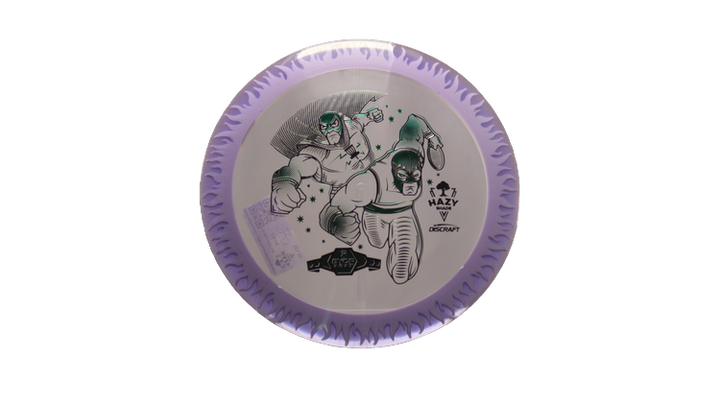 Discraft BYOP 2025 Fuzed Z with Flame Pattern Scorch Distance Driver Front View