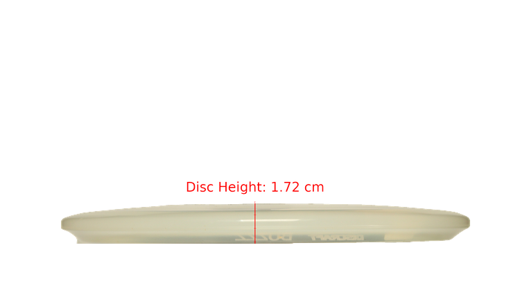 Discraft BYOP 2025 Cryztal Z Buzzz Midrange Profile View