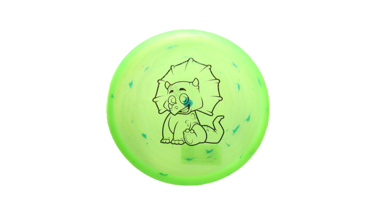 Dino Discs Egg Shell Triceratops Putter Front View