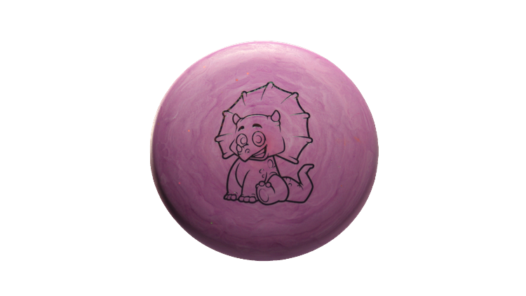 Dino Discs Egg Shell Triceratops Putter Front View