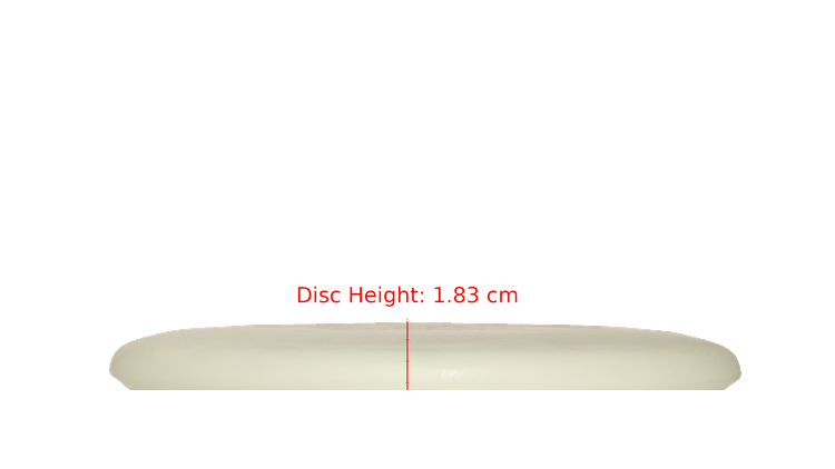 Dino Discs Egg Shell Glow Triceratops Putter Profile View