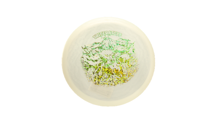 Dino Discs Egg Shell Glow Triceratops Putter Front View