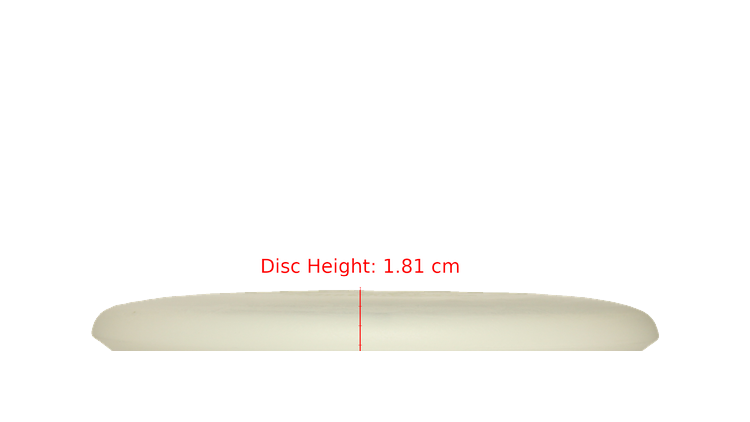 Dino Discs Egg Shell Glow Triceratops Putter Profile View