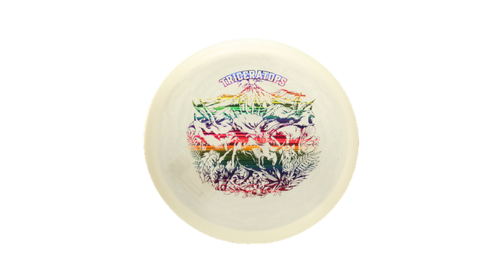 Dino Discs Egg Shell Glow Triceratops Putter Front View