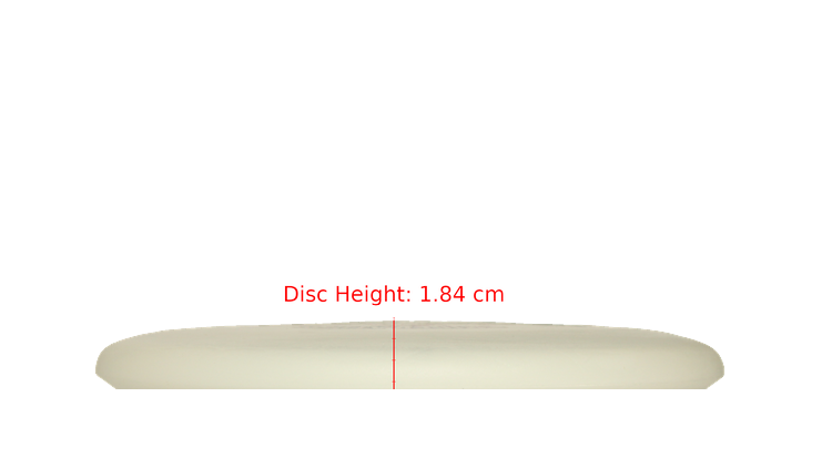 Dino Discs Egg Shell Glow Triceratops Putter Profile View