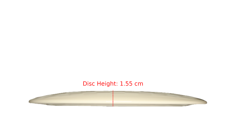 Latitude 64 2025 Blank Canvas Gold Bolt Distance Driver Profile View
