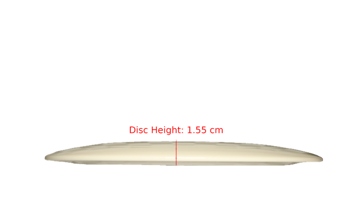 Latitude 64 2025 Blank Canvas Gold Bolt Distance Driver Profile View