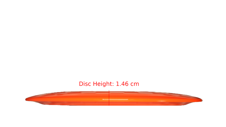Dynamic Discs Fuzion Heist Distance Driver Profile View