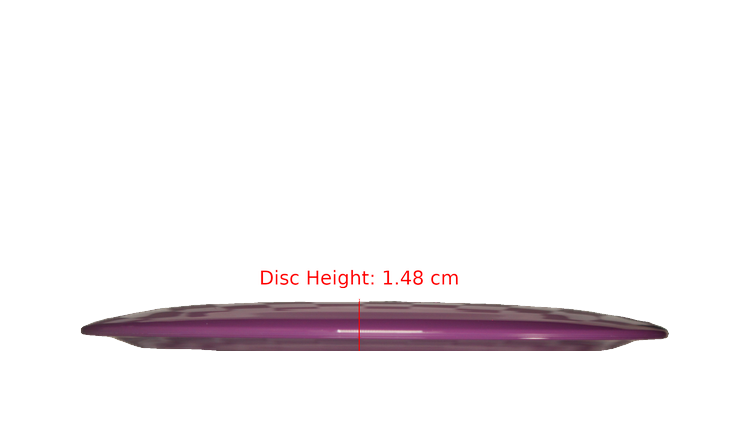 Dynamic Discs Fuzion Heist Distance Driver Profile View