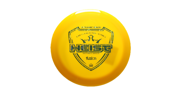 Dynamic Discs Fuzion Heist Distance Driver Front View