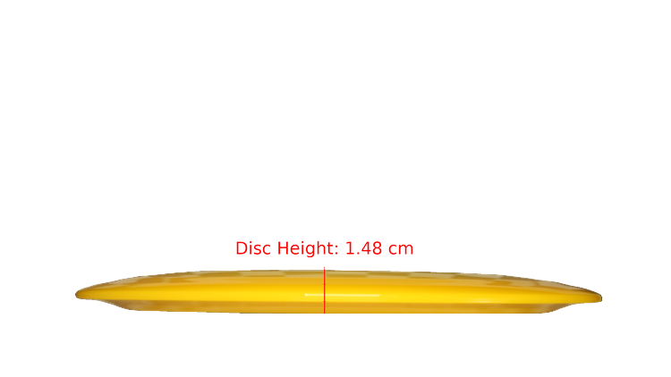 Dynamic Discs Fuzion Heist Distance Driver Profile View