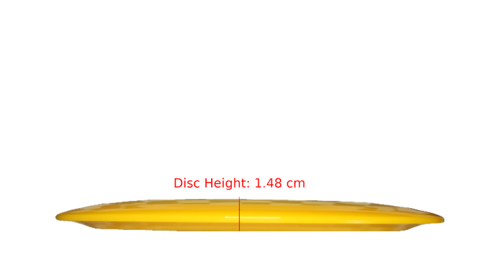 Dynamic Discs Fuzion Heist Distance Driver Profile View