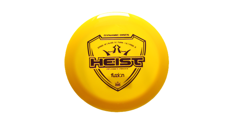 Dynamic Discs Fuzion Heist Distance Driver Front View