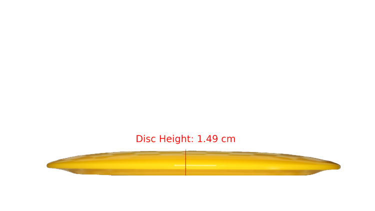 Dynamic Discs Fuzion Heist Distance Driver Profile View