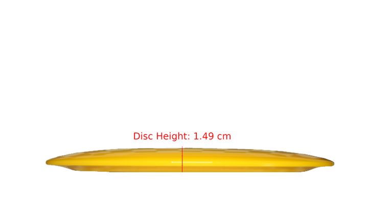 Dynamic Discs Fuzion Heist Distance Driver Profile View