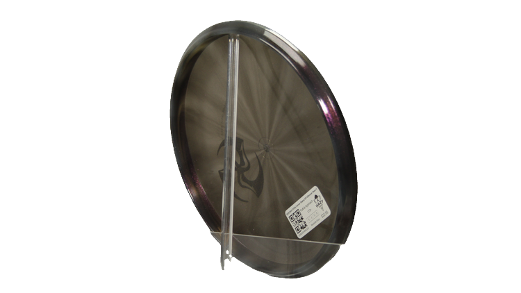 Westside Discs 2025 Mini TriFly Corner Stamp VIP Glimmer Swan 2 Putter Back View