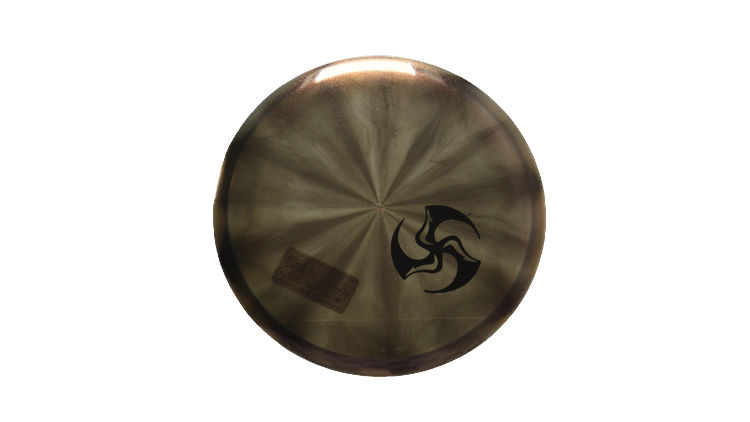 Westside Discs 2025 Mini TriFly Corner Stamp VIP Glimmer Swan 2 Putter Front View