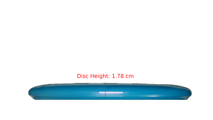 Westside Discs 2025 Mini TriFly Corner Stamp VIP Glimmer Swan 2 Putter Profile View