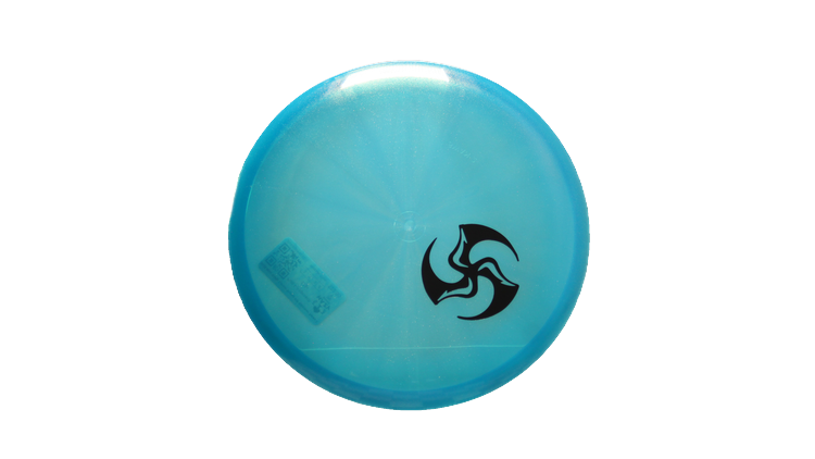 Westside Discs 2025 Mini TriFly Corner Stamp VIP Glimmer Swan 2 Putter Front View