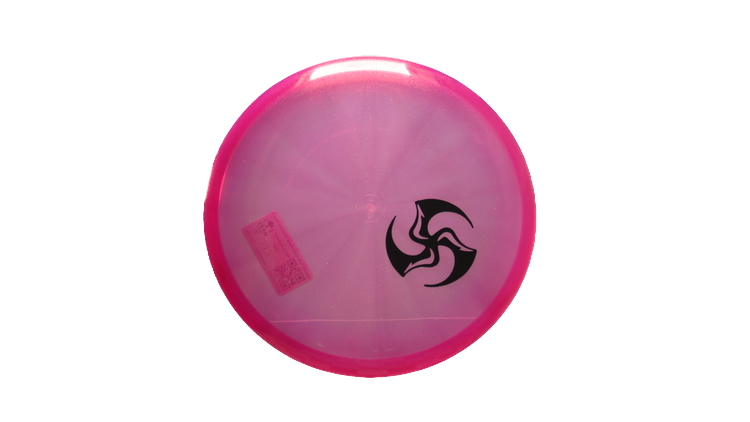 Westside Discs 2025 Mini TriFly Corner Stamp VIP Glimmer Swan 2 Putter Front View