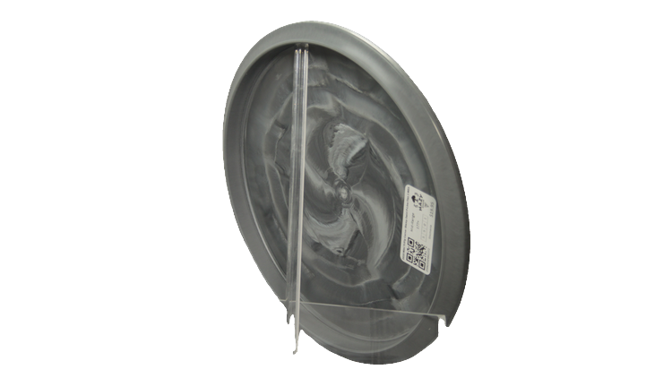 Discmania 2025 Mini TriFly Corner Stamp Swirl P-Line Flex 2 MD3 Midrange Back View