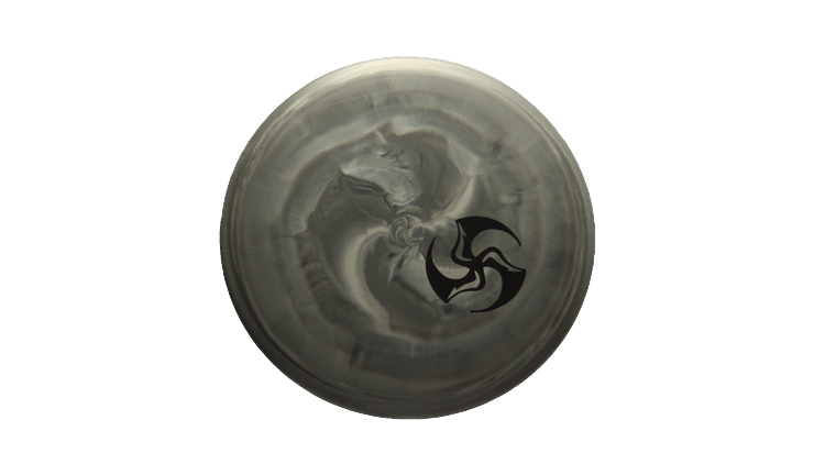 Discmania 2025 Mini TriFly Corner Stamp Swirl P-Line Flex 2 MD3 Midrange Front View