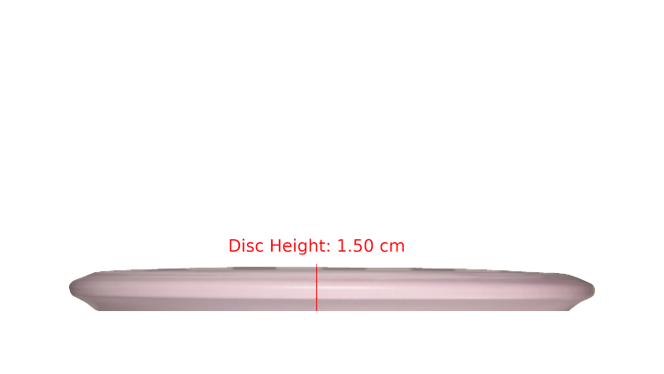 Discmania 2025 Mini TriFly Corner Stamp Swirl P-Line Flex 2 MD3 Midrange Profile View