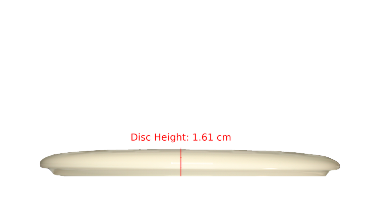 Dynamic Discs Fuzion Bounty Midrange Profile View