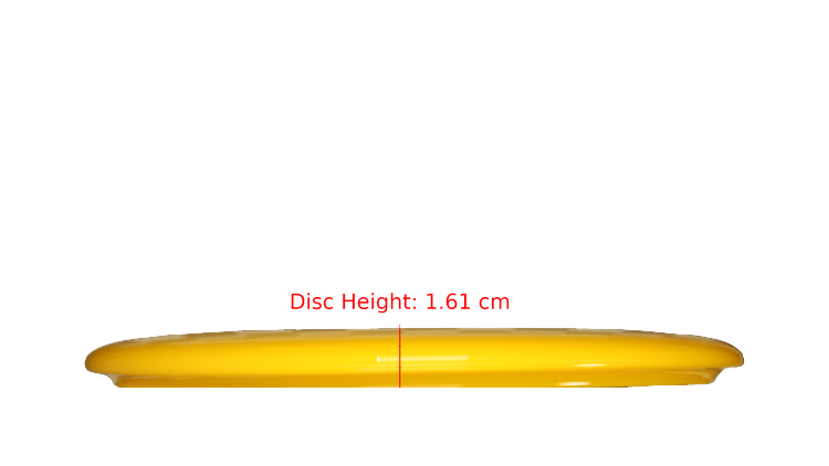 Dynamic Discs Fuzion Bounty Midrange Profile View