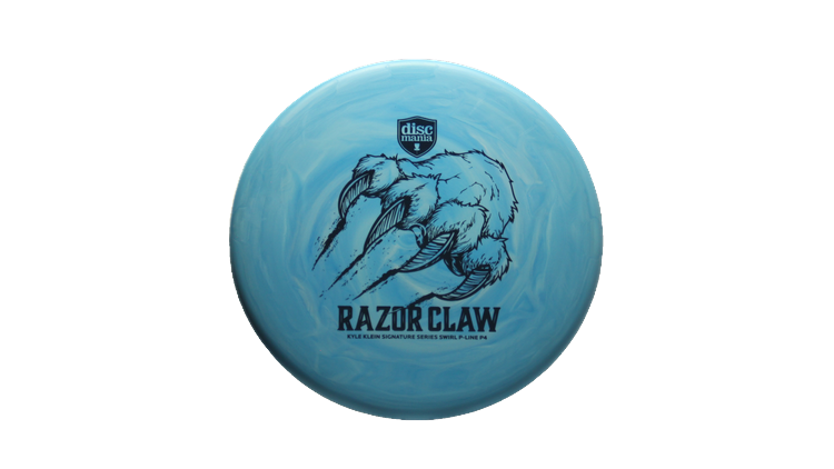 Discmania 2025 Razor Claw - Kyle Klein Signature Series Swirl Flex 2 P-Line P4 Putter Front View