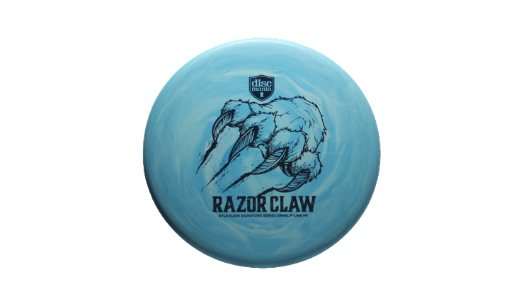 Discmania 2025 Razor Claw - Kyle Klein Signature Series Swirl Flex 2 P-Line P4 Putter Front View