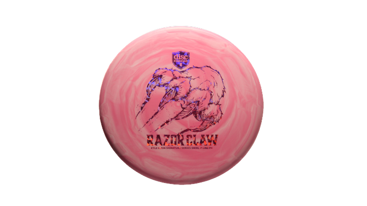 Discmania 2025 Razor Claw - Kyle Klein Signature Series Swirl Flex 2 P-Line P4 Putter Front View