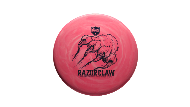 Discmania 2025 Razor Claw - Kyle Klein Signature Series Swirl Flex 2 P-Line P4 Putter Front View