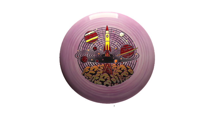 Dynamic Discs 2025 Liftoff Edition Fuzion Swirl Renegade Distance Driver Front View