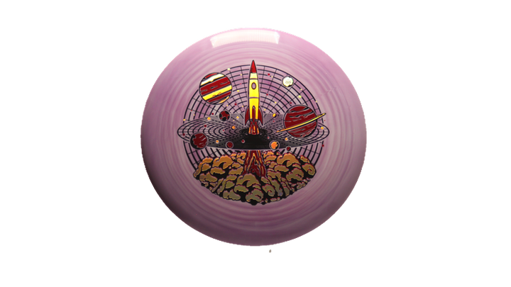 Dynamic Discs 2025 Liftoff Edition Fuzion Swirl Renegade Distance Driver Front View