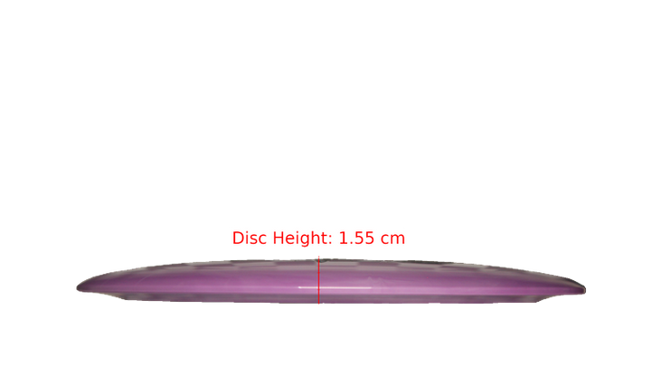 Dynamic Discs 2025 Liftoff Edition Fuzion Swirl Renegade Distance Driver Profile View